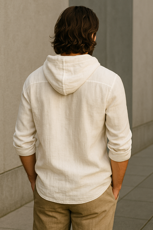 MILAN | Herren Button-Down Hoodie – Urban Style und Komfort | TS