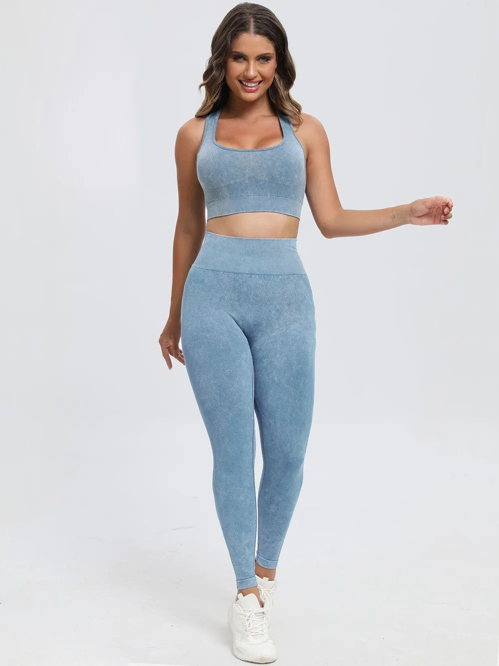 AURA ACTIVEWEAR SET | Gewichtheber-Top und Leggings | TS
