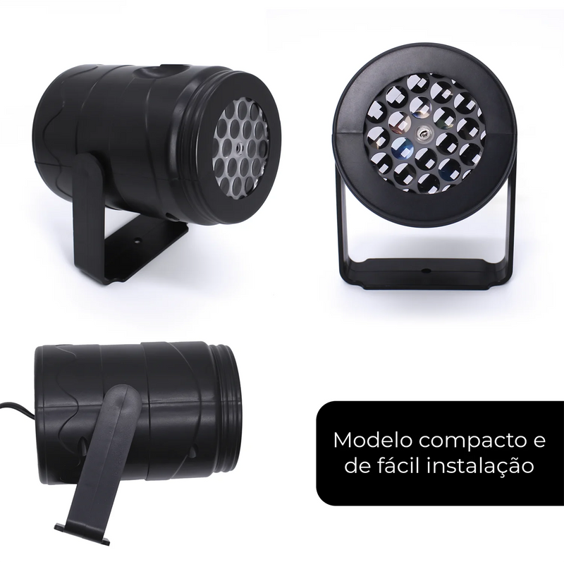 Projetor de Luz LED Natalino 3w ProjeLED