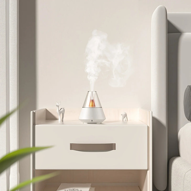 Umidificador de Ar Aromatizante e Difusor de Água com Luz Leve