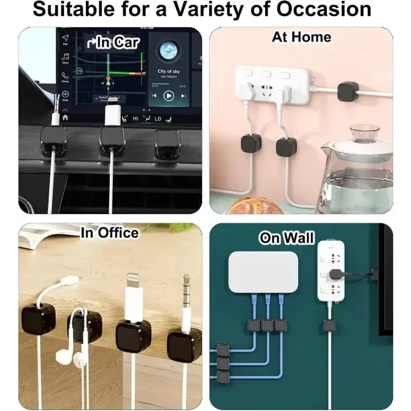 Mini Cubos Magnéticos Para Segurar Fios Ajustável Para Mesas Ergonômicas Sofisticadas E Modernas