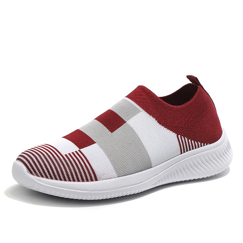 Sapatos Femininos Extra Leves Casuais Elásticos Para Corridas e Academia