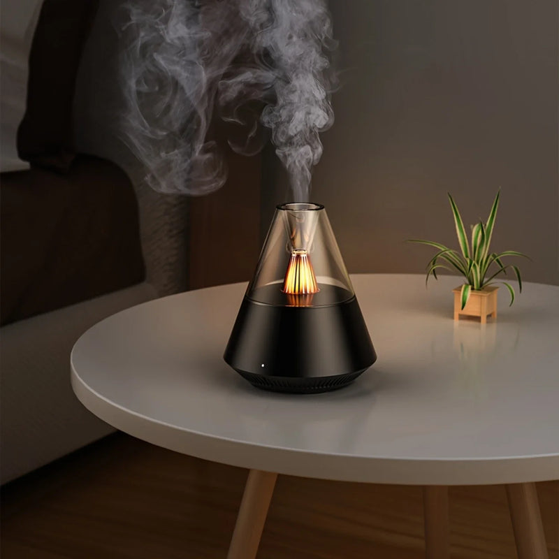 Umidificador de Ar Aromatizante e Difusor de Água com Luz Leve