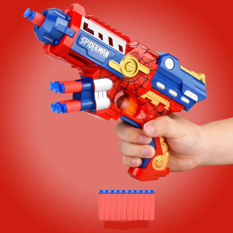 Arma Nerf Infantil de Criança da Marvel Super Divertida